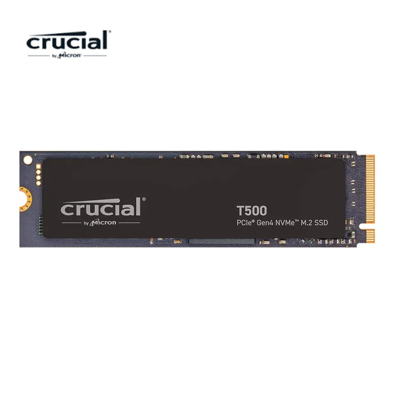 Crucial  ӿ SSD, Ʈ  ũž ȣȯ, T500 500GB, 1TB, 2TB, Gen4 NVMe M.2, ִ 7300 MB/s